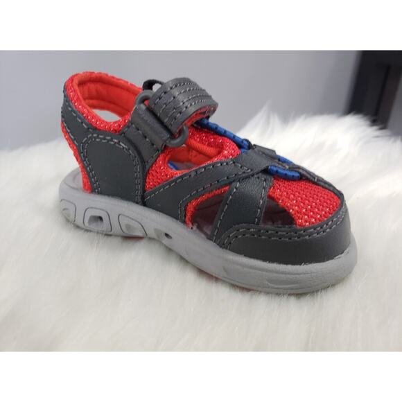 Columbia Toddler Boys Techsun Wave CLOSED TOE walkign hiking sandals size‎ 4 - Picture 4 of 5